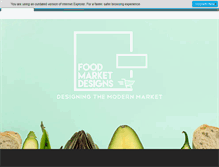 Tablet Screenshot of foodmarketdesigns.com